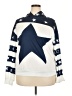 Unbranded 100% Polyester Stars White Sweatshirt Size XXL - photo 1