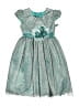 Isobella & Chloe 100% Polyester Teal Dress Size 2T - photo 1