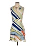 Parker 100% Polyester Stripes Blue Casual Dress Size S - photo 1