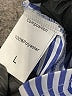 Unbranded 100% Polyester Stripes Blue Casual Dress Size L - photo 8