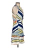 Parker 100% Polyester Stripes Blue Casual Dress Size S - photo 4