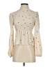 Shein 100% Polyester Ivory Long Sleeve Blouse Size 2 - photo 1