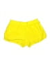 Splendid 100% Rayon Solid Yellow Shorts Size S - photo 2