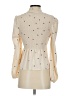 Shein 100% Polyester Ivory Long Sleeve Blouse Size 2 - photo 2