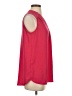 Pleione 100% Polyester Red Sleeveless Blouse Size S - photo 4