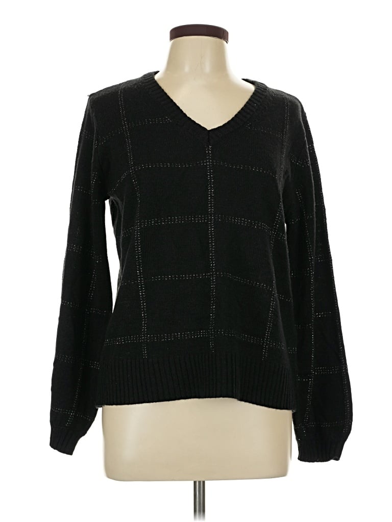 Pre-owned Worthington Cardigan Sweater In Black