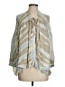 Young Fabulous & Broke 100% Rayon Gray 3/4 Sleeve Blouse Size S - photo 1