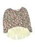 Hanna Andersson Floral Green Pullover Sweater Size 80 cm / US 12-18 MO - photo 1