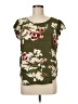 Only 100% Viscose Green Short Sleeve Top Size EU 40 / US 10 - photo 1