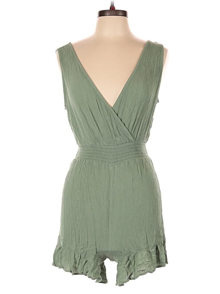 Pre-owned Rewind Romper In Green