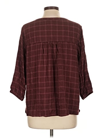 Wrangler Jeans Co 3/4 Sleeve Blouse (view 2)