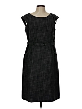 merona black dress Merona tunic dress with trumpet sleeves in black