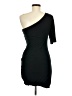 Lipstick Solid Black Cocktail Dress Size M - photo 2