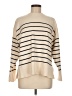 Zara Stripes Ivory Turtleneck Sweater Size M - photo 1