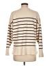 Zara Stripes Ivory Turtleneck Sweater Size M - photo 2