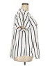 Torrid 100% Polyester Stripes Ivory Short Sleeve Blouse Size 2X Plus (2) - photo 4