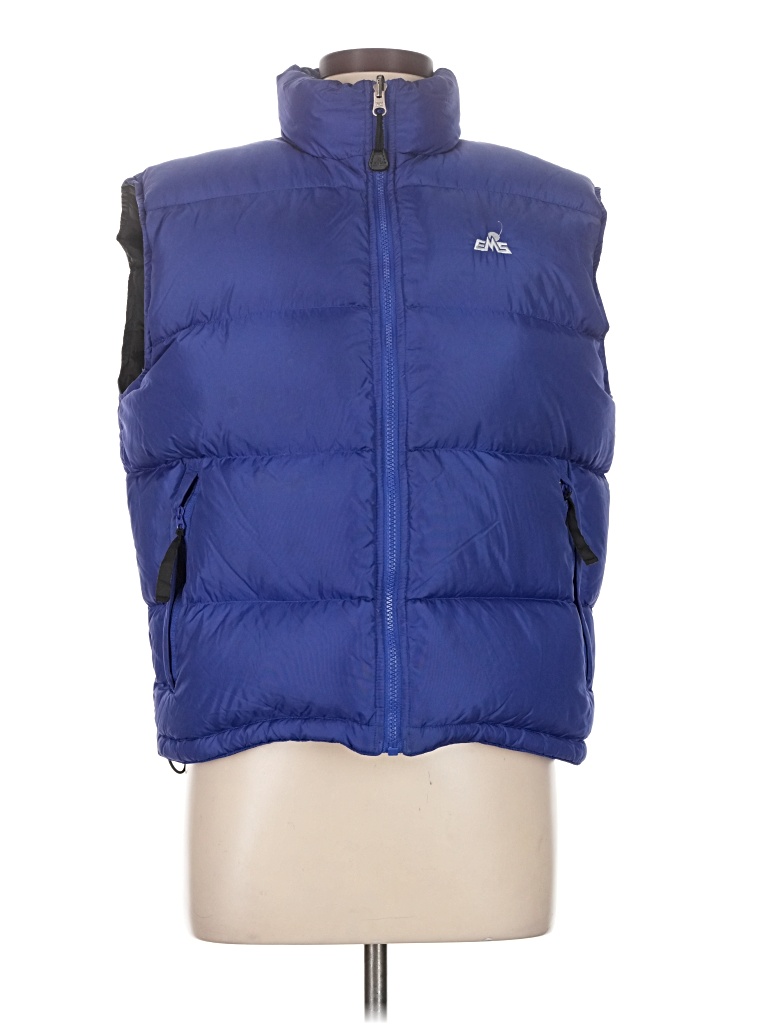 Pre-owned Eastern Mountain Sports Vest In Blue