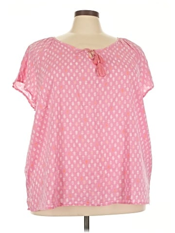 SONOMA life + style Short Sleeve Blouse (view 1)