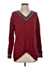 Joie Chevron-herringbone Burgundy Pullover Sweater Size S - photo 1