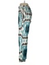 guadalupe Print Teal Casual Pants Size M - photo 5