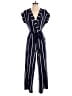 Monteau 100% Polyester Stripes Blue Jumpsuit Size S - photo 1