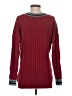 Joie Chevron-herringbone Burgundy Pullover Sweater Size S - photo 2