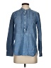 J Brand Blue Long Sleeve Blouse Size XS - photo 1
