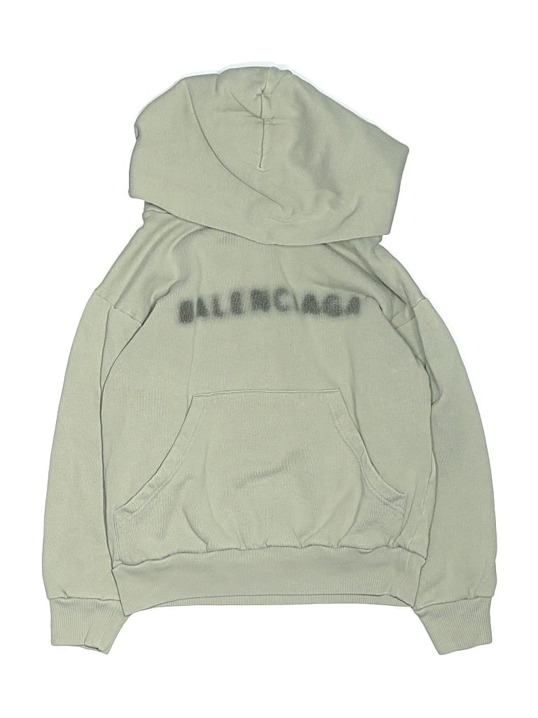 Pre-owned Balenciaga Kids' Pullover Hoodie In Green