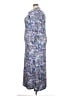 Unbranded 100% Polyester Paisley Blue Casual Dress Size 2X - photo 5