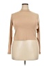 One Step Up Tan Long Sleeve Top Size 2X - photo 1