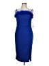 Crystal Sky Blue Cocktail Dress Size L - photo 1