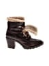 Born Crown 100% Leather Brown Ankle Boots Size 8 - photo 1