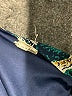 Pink Owl 100% Polyester Paisley Teal Cocktail Dress Size S - photo 7