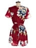 Assorted Brands Floral Burgundy Red Romper Size S - photo 2