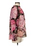 H&M 100% Polyester Pink Long Sleeve Blouse Size M - photo 4