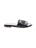Ateliers 100% Leather Gray Black Sandals Size EU 37 - photo 1