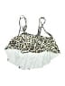 Unbranded Animal Print Ivory Swimsuit Top Size XL - photo 2