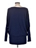Lock & Love Blue Long Sleeve Top Size L - photo 2