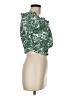 Ann Taylor LOFT Paisley Green Short Sleeve Top Size M - photo 4