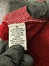 Orange Kiss Burgundy Pullover Sweater Size XL - photo 8