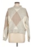 Ann Taylor Argyle Tan Turtleneck Sweater Size M - photo 1