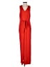 Banana Republic 100% Polyester Red Jumpsuit Size 2 - photo 1