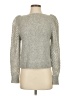 LoveShackFancy Metallic Silver Wool Pullover Sweater Size XS - photo 1