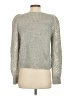 LoveShackFancy Metallic Silver Wool Pullover Sweater Size XS - photo 2