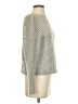 LoveShackFancy Metallic Silver Wool Pullover Sweater Size XS - photo 4