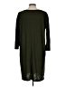 Gap Solid Green Casual Dress Size L - photo 2
