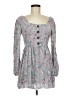 Mudd 100% Rayon Paisley Gray Casual Dress Size M - photo 1