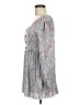 Mudd 100% Rayon Paisley Gray Casual Dress Size M - photo 5