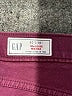 Gap Burgundy Jeans Size 30 Waist Long - photo 7