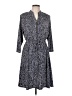 Robert Louis Paisley Gray Casual Dress Size L - photo 1